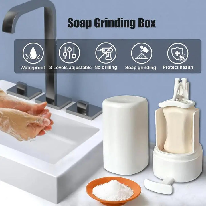 wall-mounted soap grinder