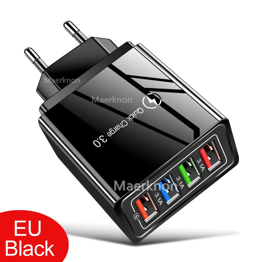 USB Charger Quick Charge 3.0 4