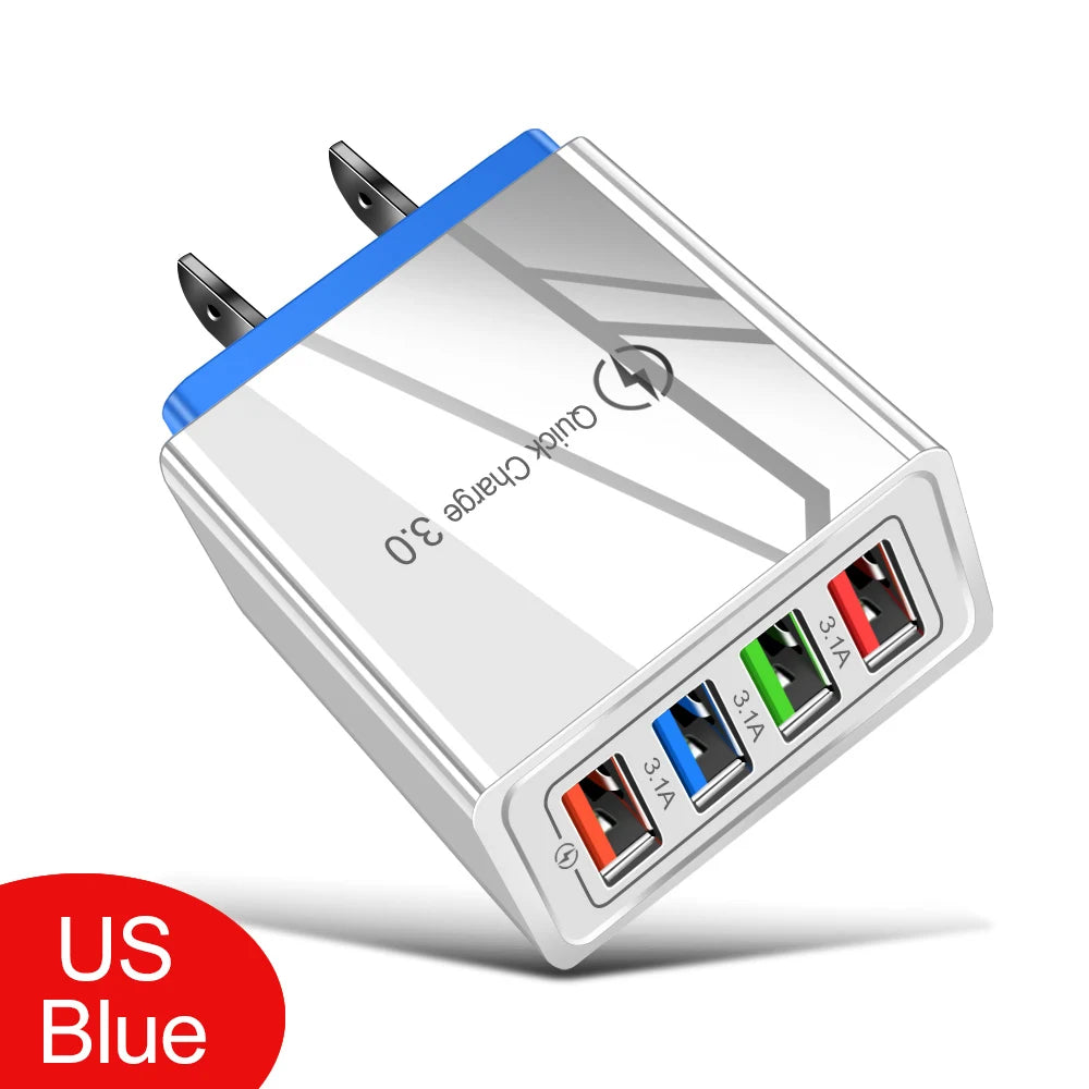 USB Charger Quick Charge 3.0 4