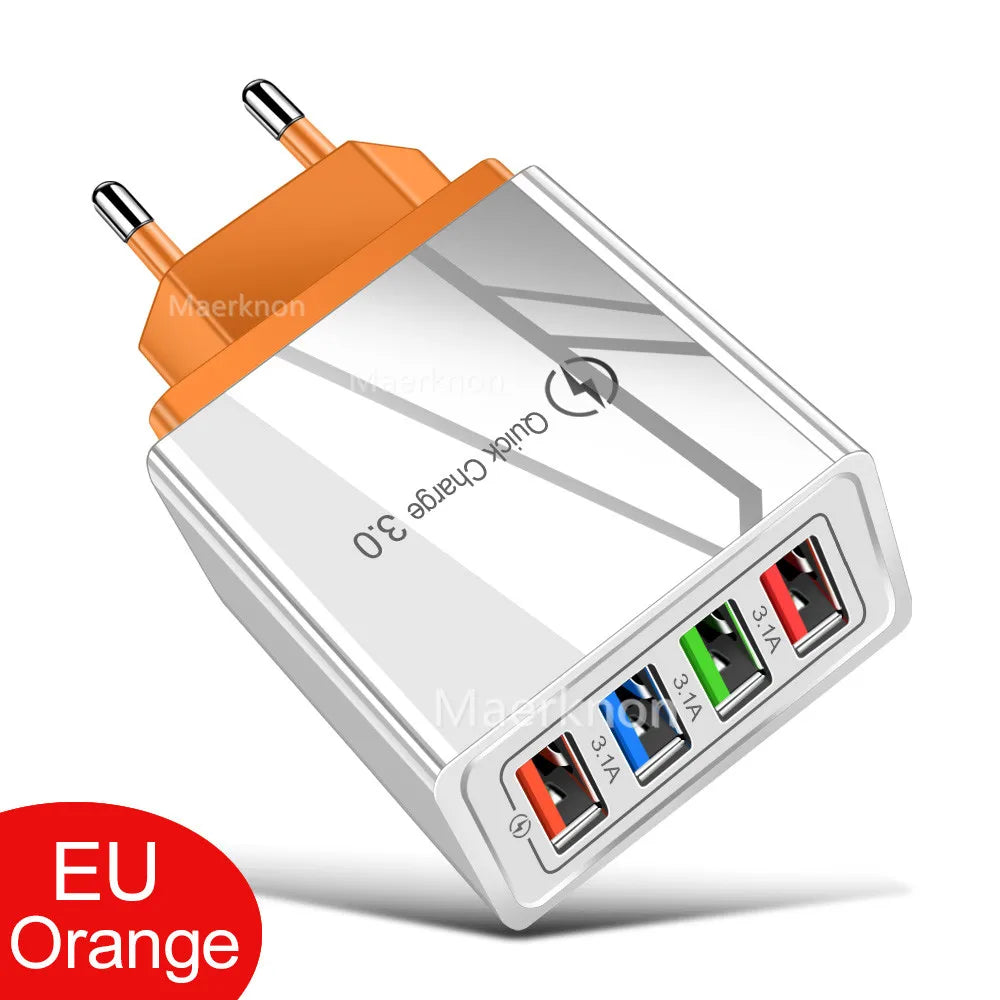 USB Charger Quick Charge 3.0 4