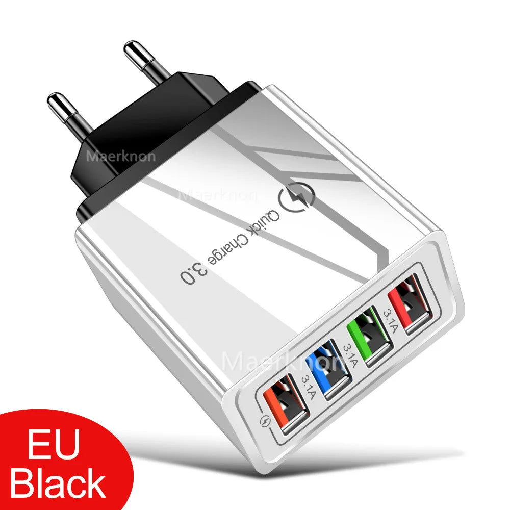 USB Charger Quick Charge 3.0 4