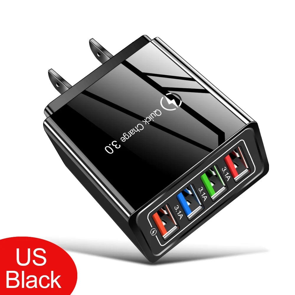 USB Charger Quick Charge 3.0 4