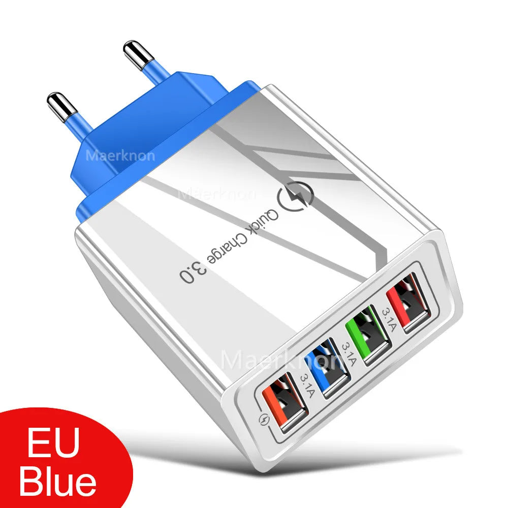 USB Charger Quick Charge 3.0 4