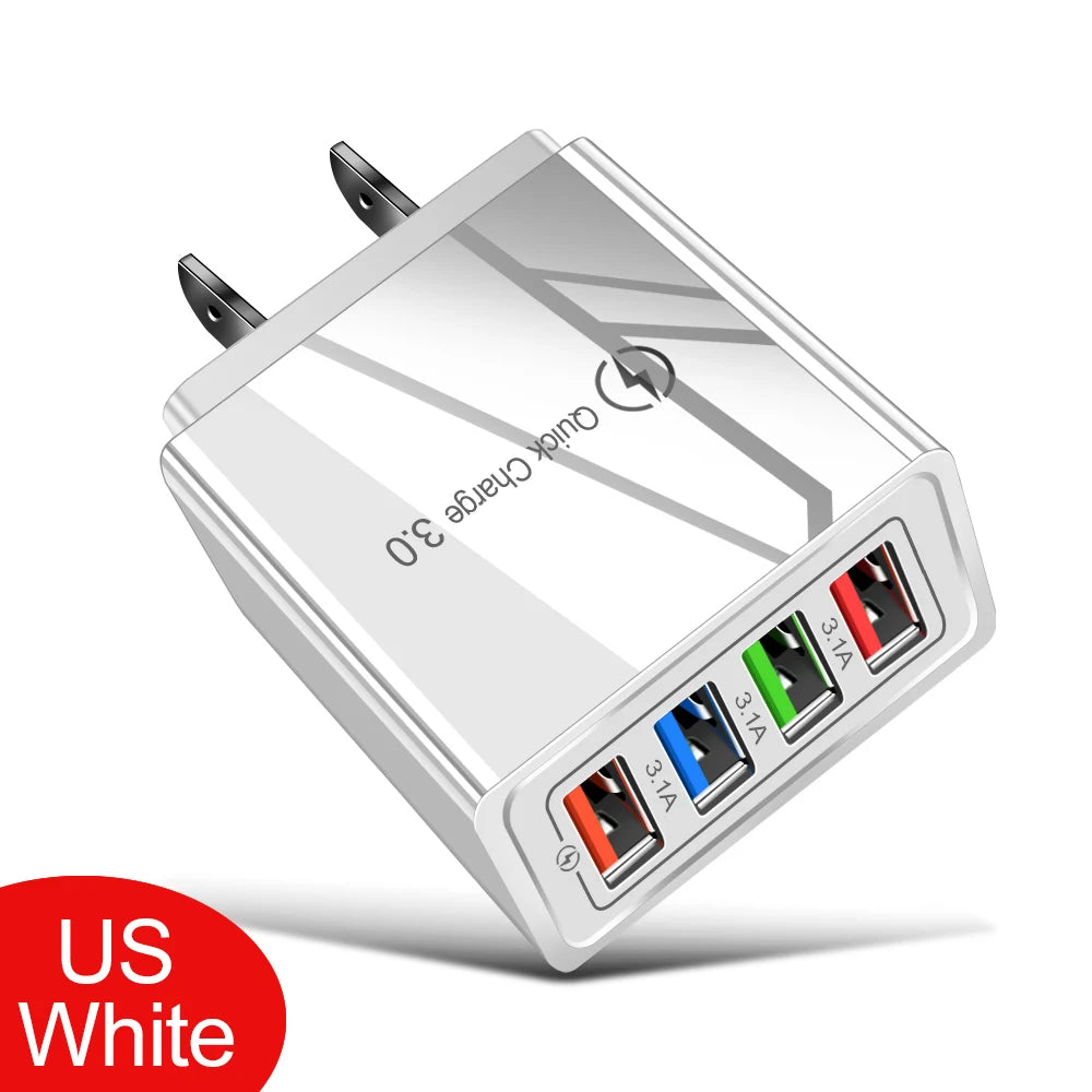 USB Charger Quick Charge 3.0 4