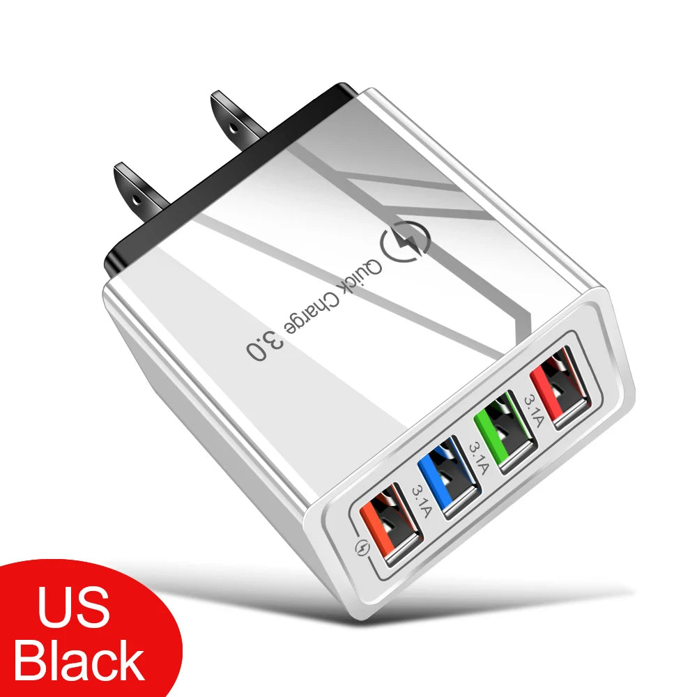 USB Charger Quick Charge 3.0 4