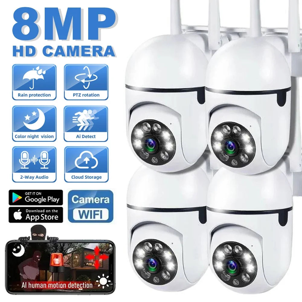 8MP Wifi Surveillance Camera PTZ
