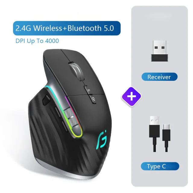 Multi-Device Wireless Mouse Bluetooth