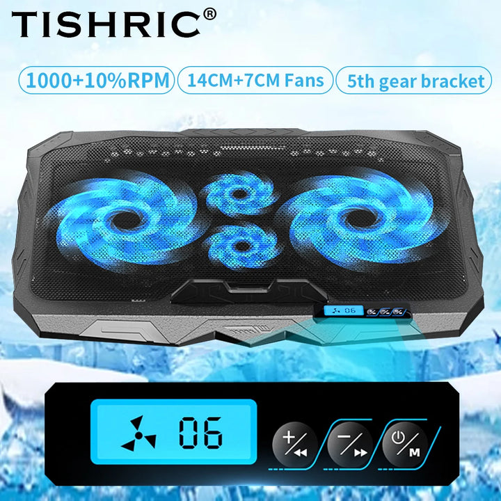 TISHRIC Laptop Cooler Four