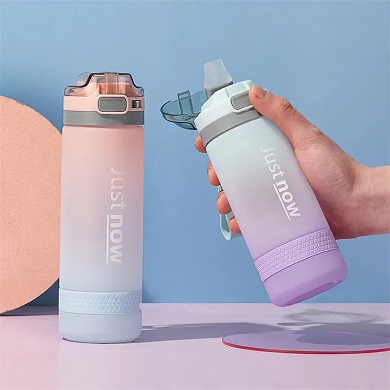 500ml Fashion Water Bottle with Straw