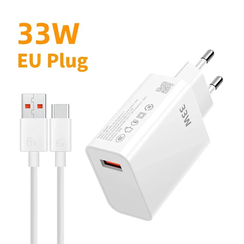 33W USB Charger Fast Charging