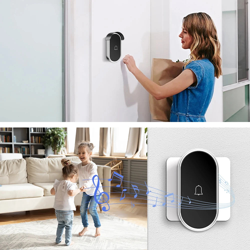 Wireless Doorbell Waterproof Comes