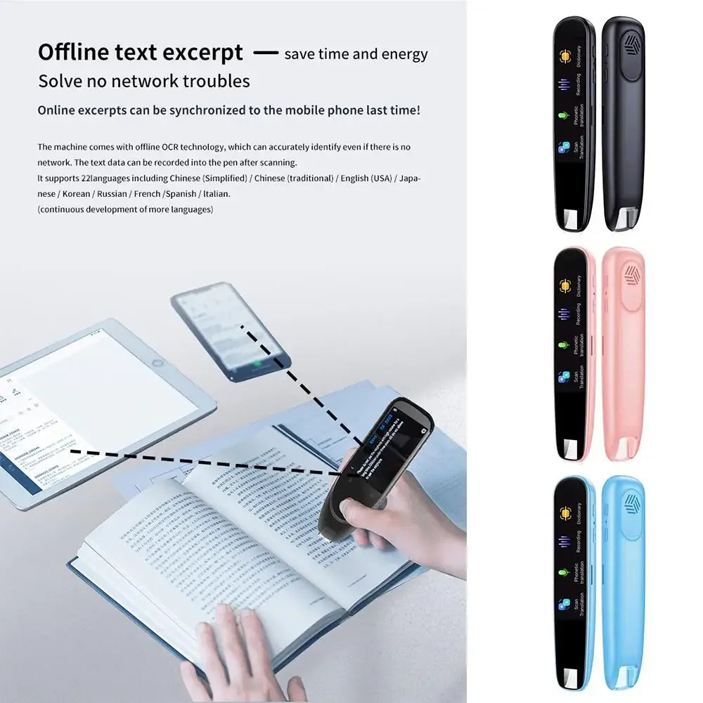 Smart AI Scan Reader Portable Voice