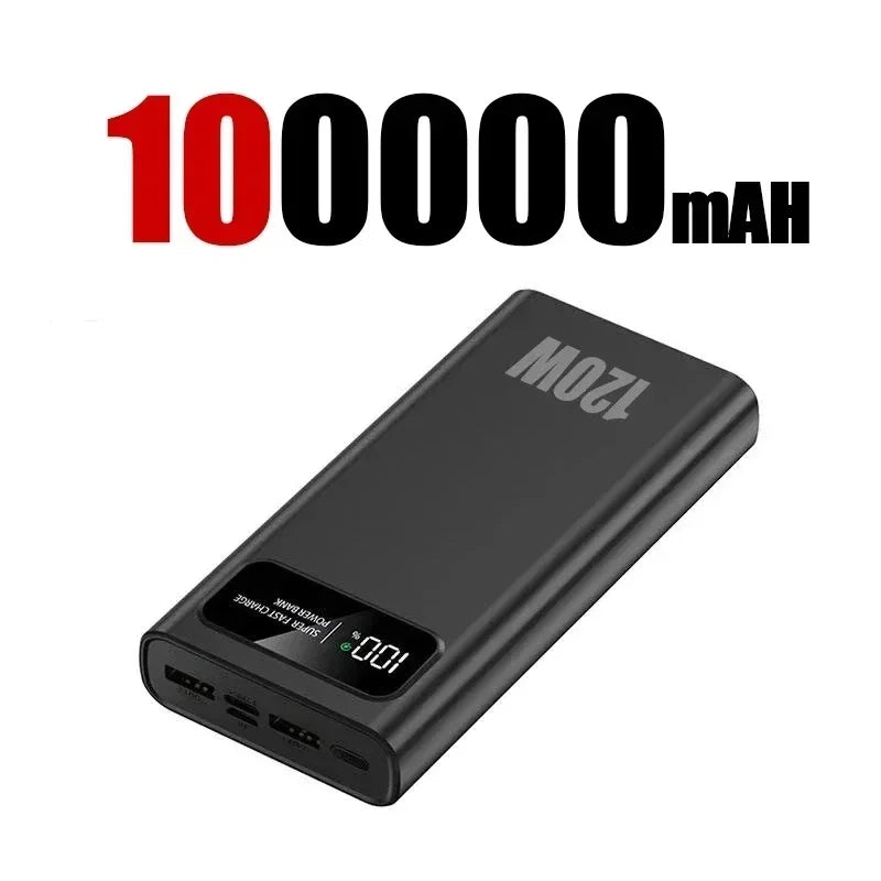 200000mAh 120W Power Bank Fast