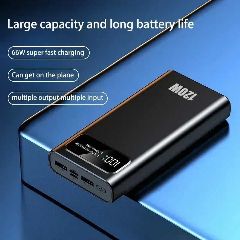 200000mAh 120W Power Bank Fast