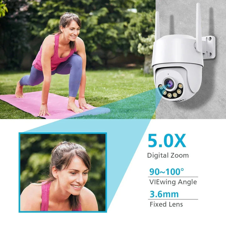 2MP PTZ WIFI Camera Dual Lens IP