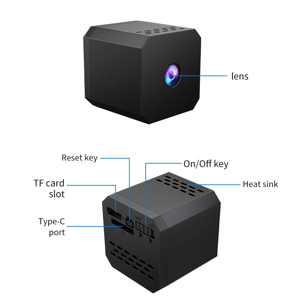 1080P Mini WiFi Camera F1 Wireless
