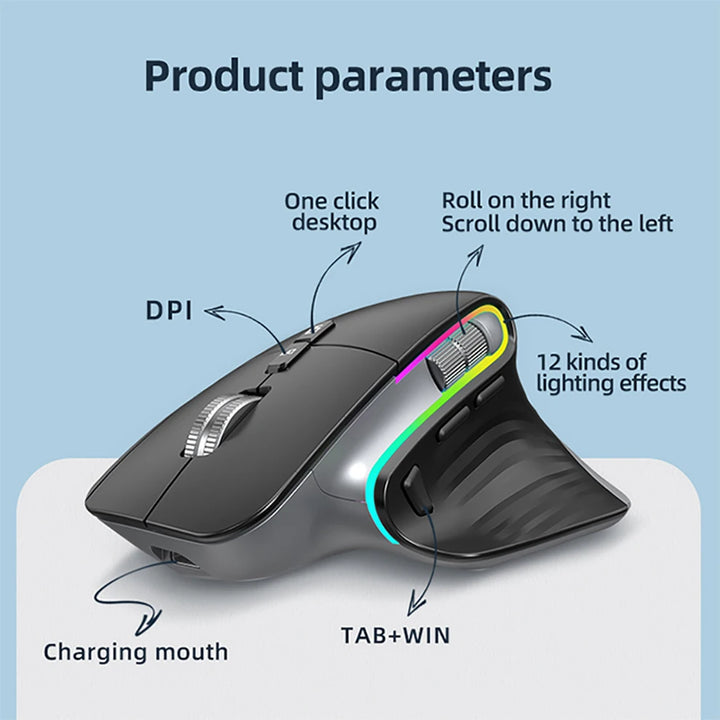 Multi-Device Wireless Mouse Bluetooth