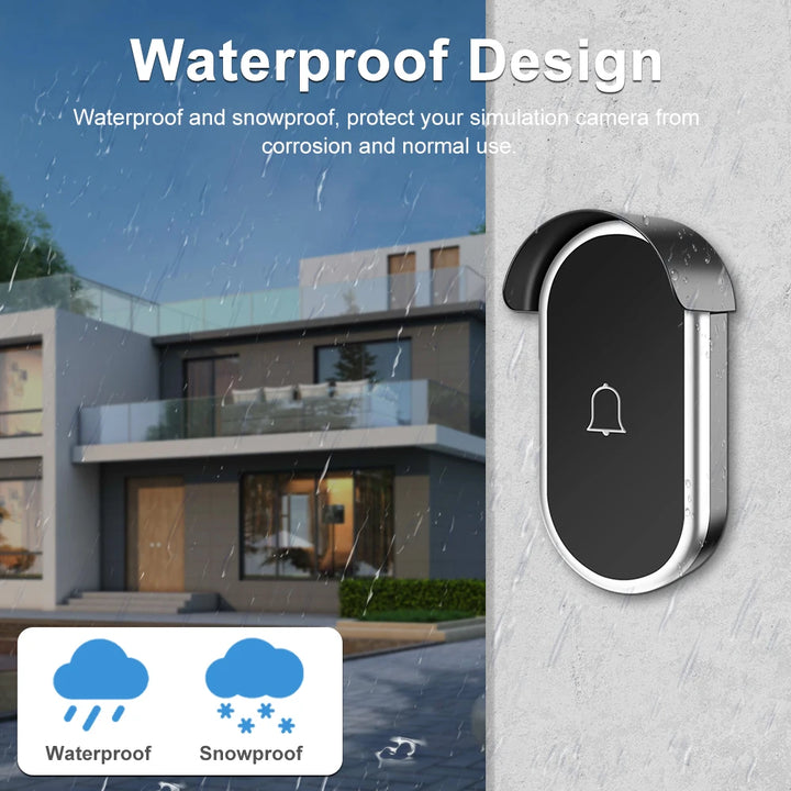 Wireless Doorbell Waterproof Comes