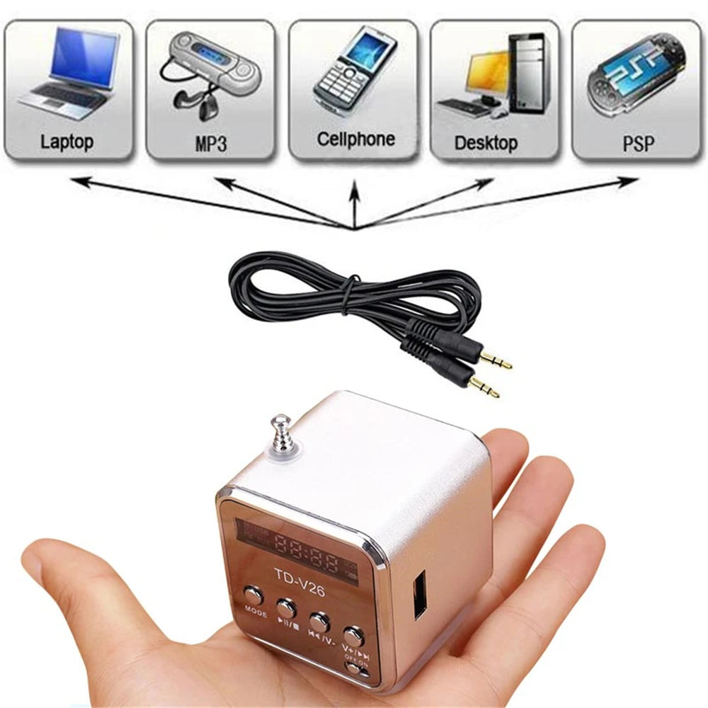 TD-V26 Digital FM Mini Portable