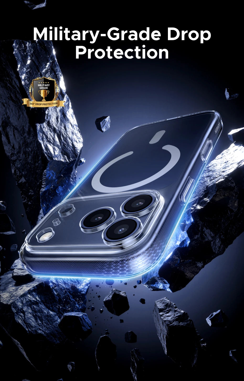 UGREEN Magnetic Case for iPhone 17 Pro Max Case Shockproof Cover