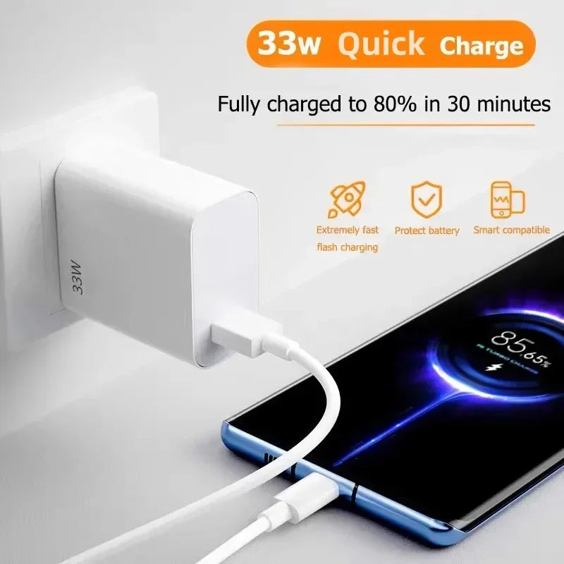 33W USB Charger Fast Charging