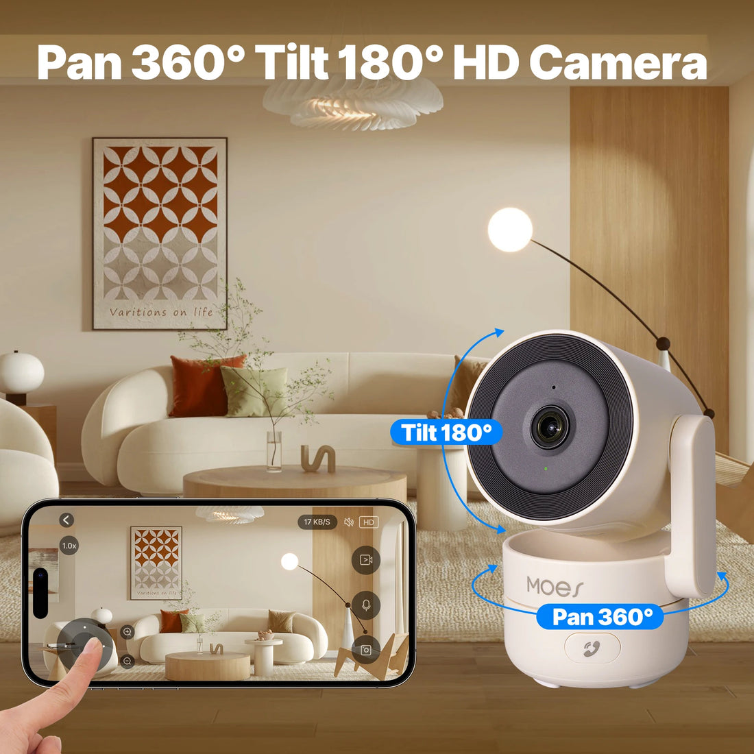 MOESTuya WiFi Indoor Pan/Tilt