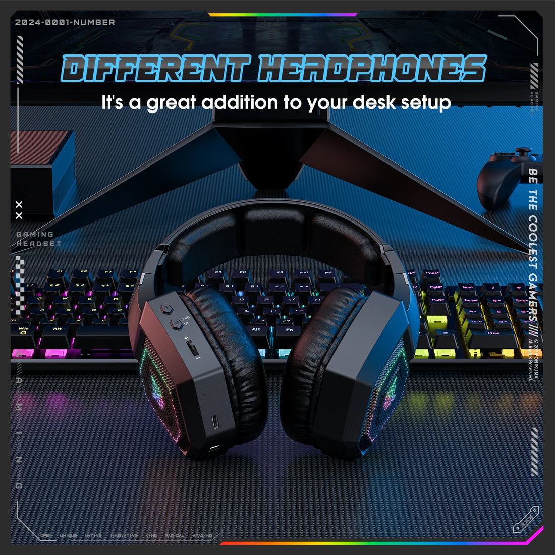 ONIKUMA Tri-Mode Headset Noise