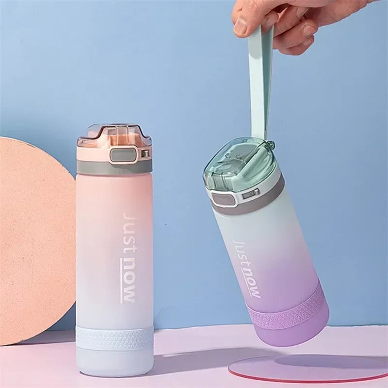 500ml Fashion Water Bottle with Straw