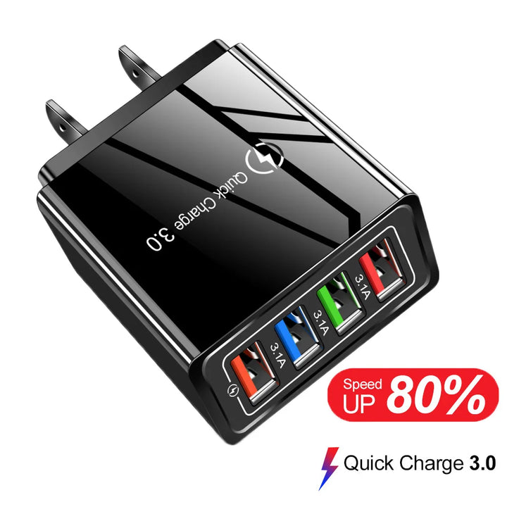 USB Charger Quick Charge 3.0 4