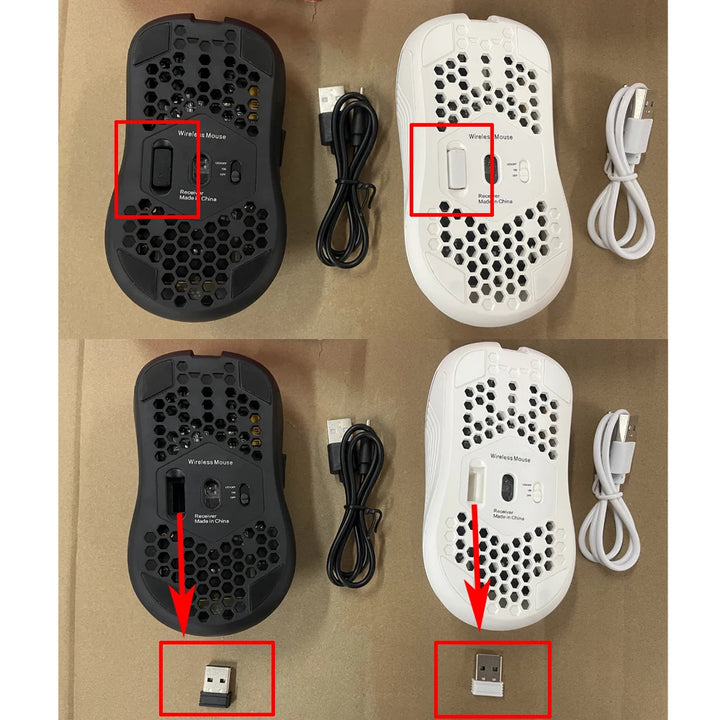 2.4G Wireless Mouse with RGB Backlit