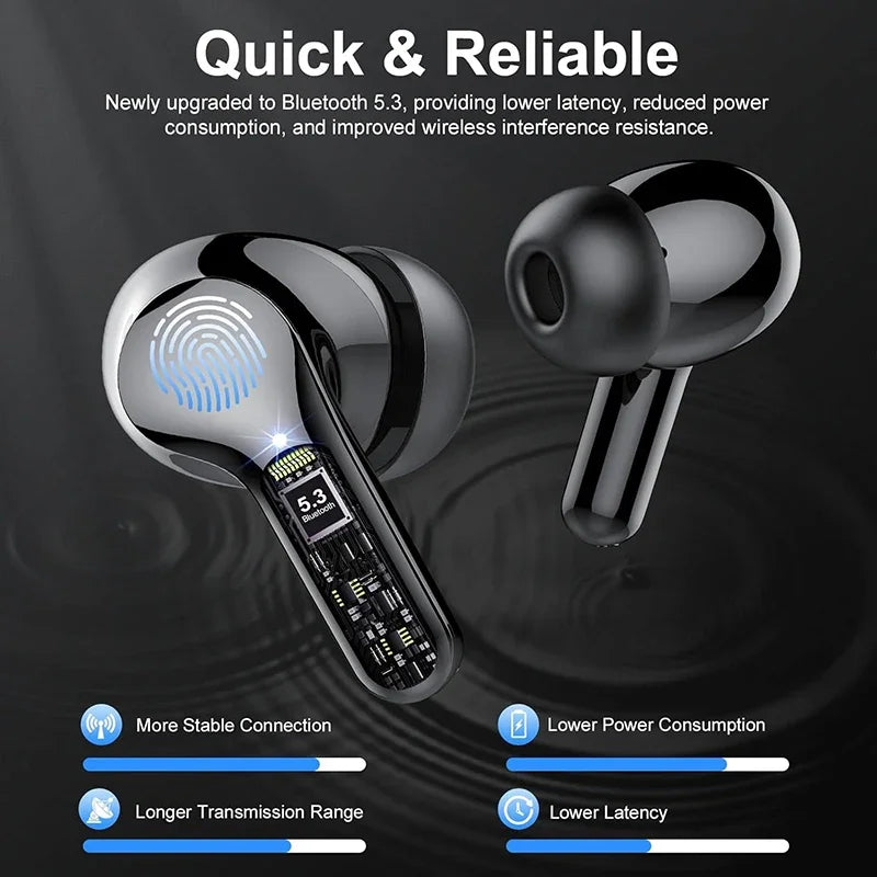 New Wireless Earbuds HiFi Stereo