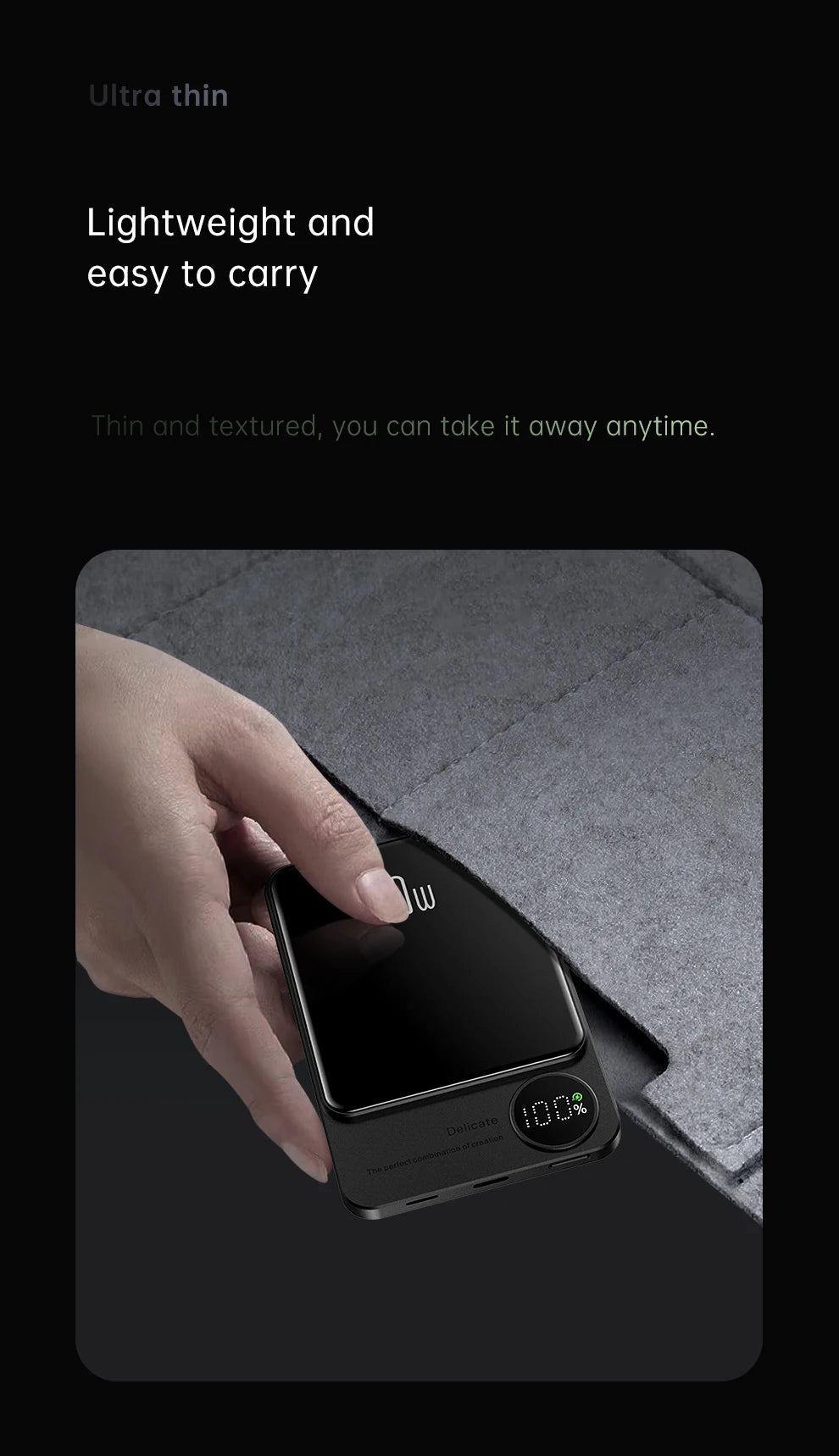 (iPhone/Huawei) Power Bank 10000mAh • 20W Magnetic MagSafe Fast Charge