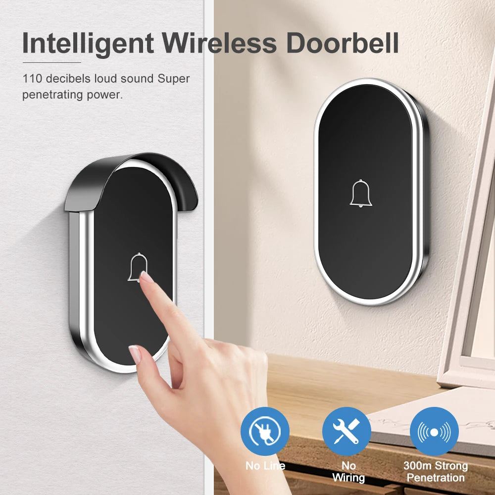 Wireless Doorbell Waterproof Comes