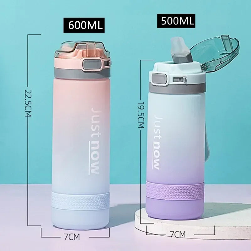 500ml Fashion Water Bottle with Straw
