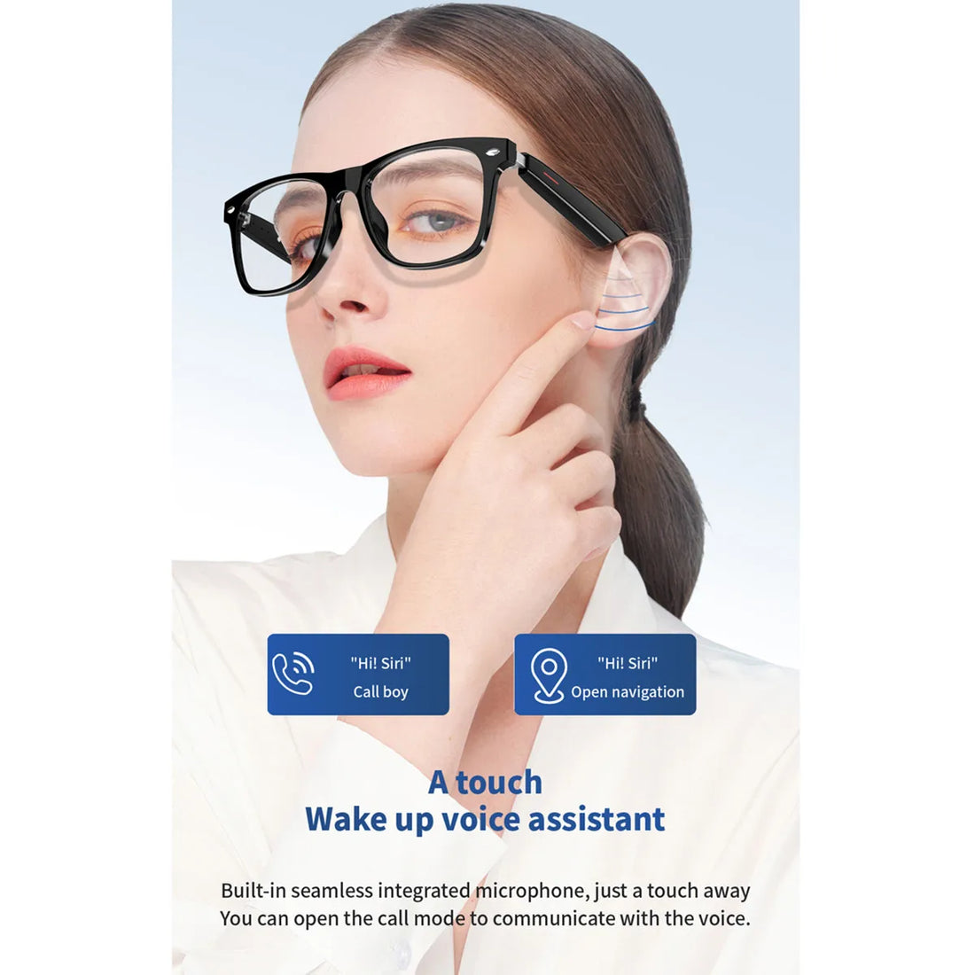 AI Smart Translate Eyeglasses Bluetooth