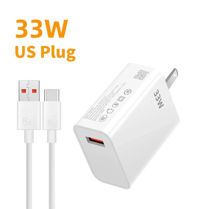 33W USB Charger Fast Charging