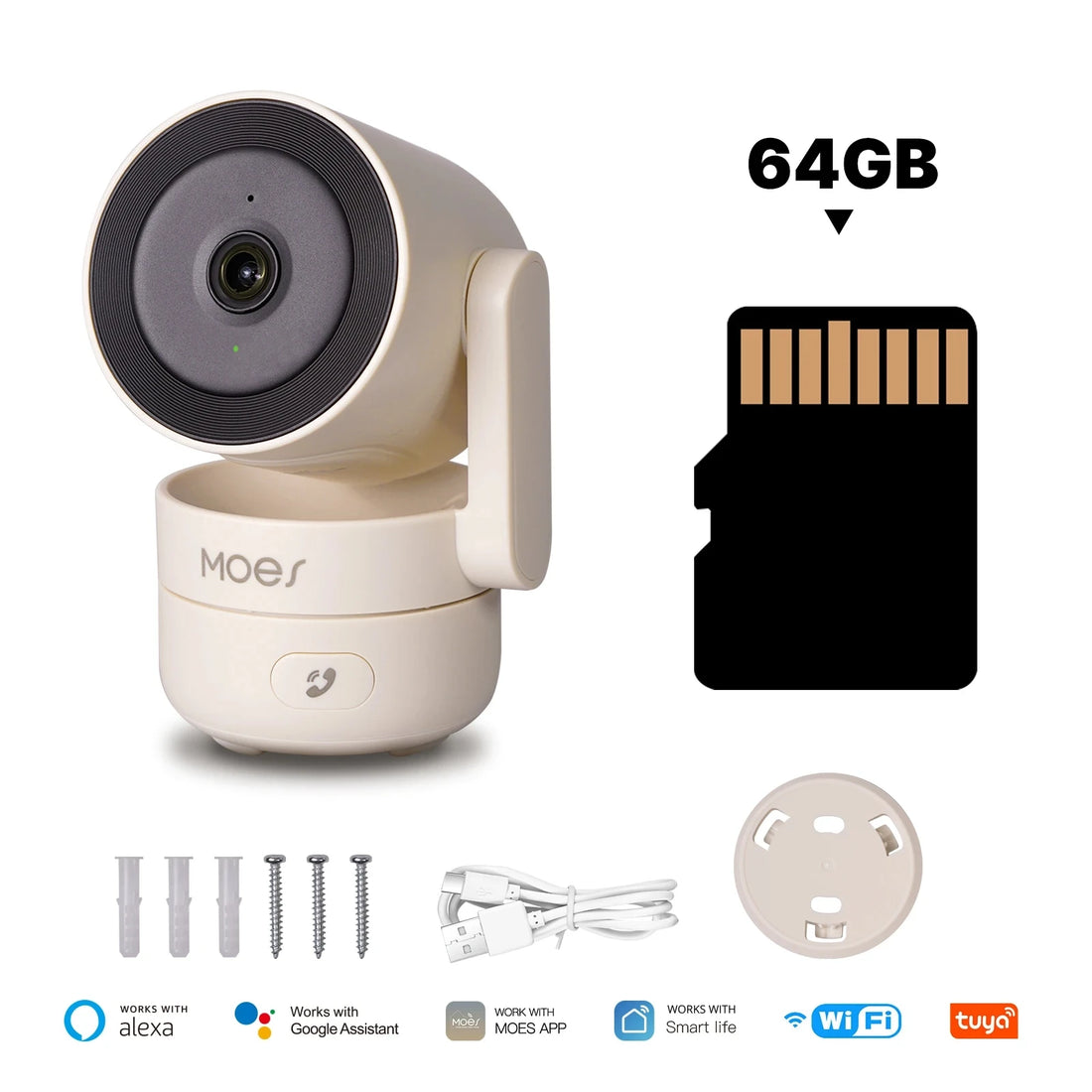 MOESTuya WiFi Indoor Pan/Tilt