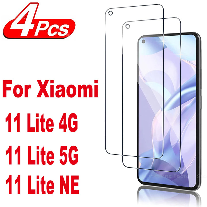 2/4Pcs Screen Protector Glass