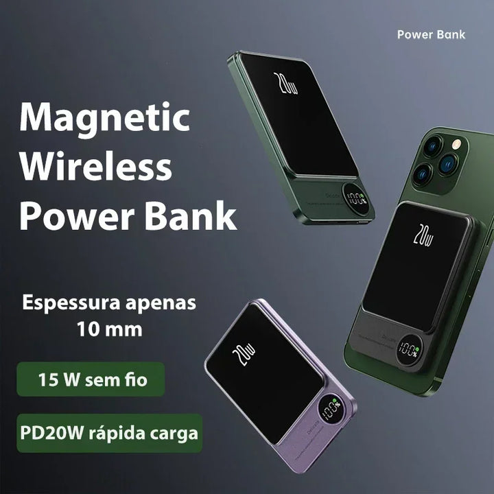 (iPhone/Huawei) Power Bank 10000mAh • 20W Magnetic MagSafe Fast Charge