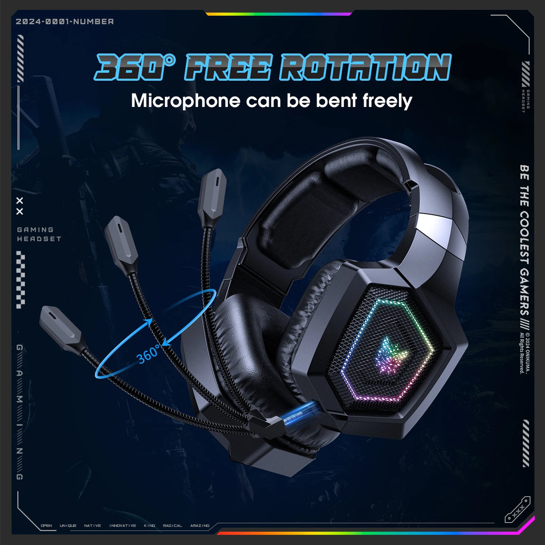 ONIKUMA Tri-Mode Headset Noise